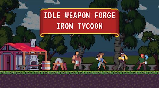 Idle Weapon Forge: Iron Tycoon Mod Ảnh chụp màn hình 0
