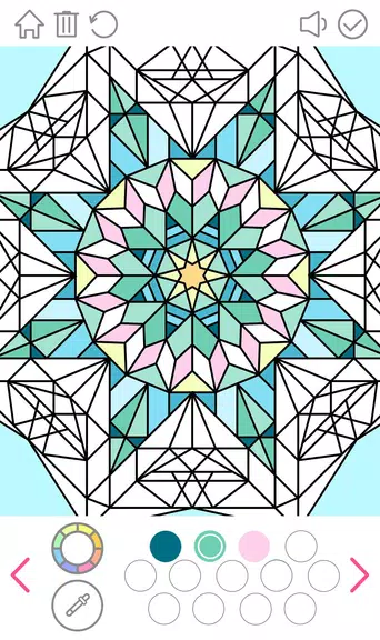 Mandala Color Game Antistress スクリーンショット 3