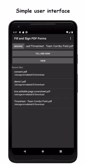 Fill and Sign PDF Forms Capture d'écran 0