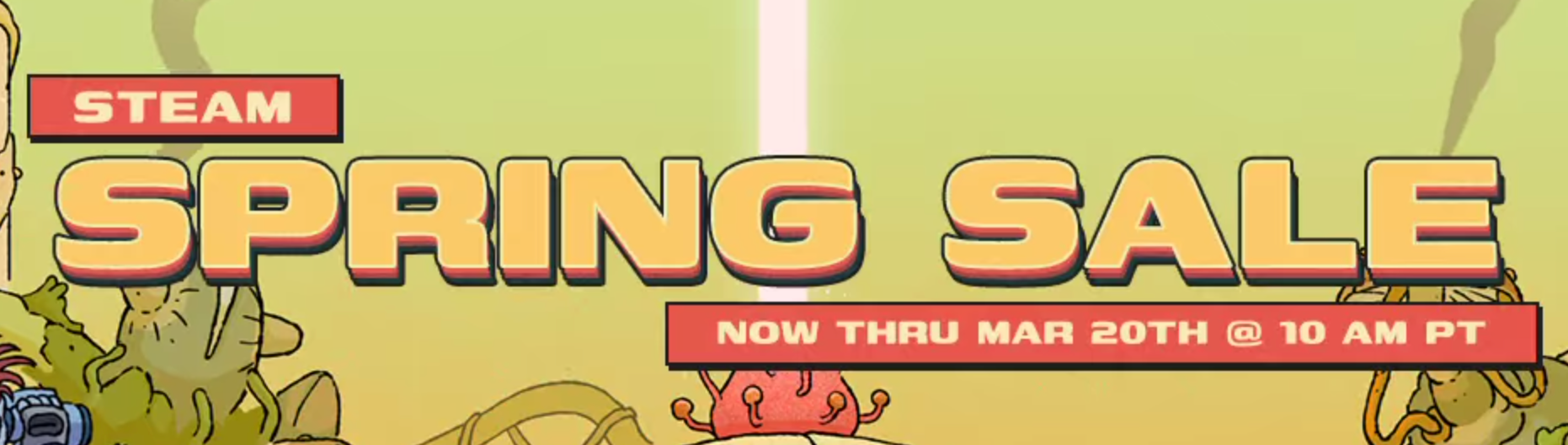 Steam Spring Sale Promotional Banner
