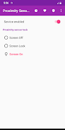 Schermata Proximity Sensor Screen On Off 1