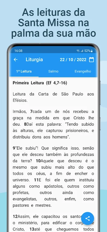 Liturgia Diária Católica Captura de tela 2