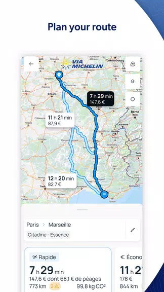 ViaMichelin GPS, Maps, Traffic スクリーンショット 1