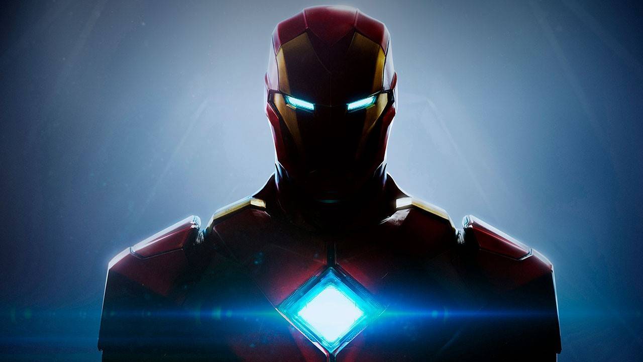 Plakat dla gry Iron Man z EA