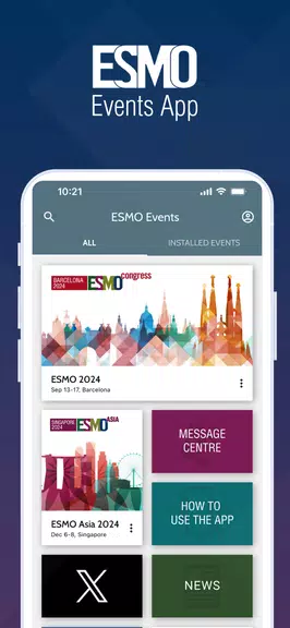 ESMO Events Screenshot 0