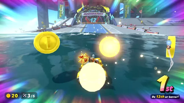 Mario Kart World multiplayer action