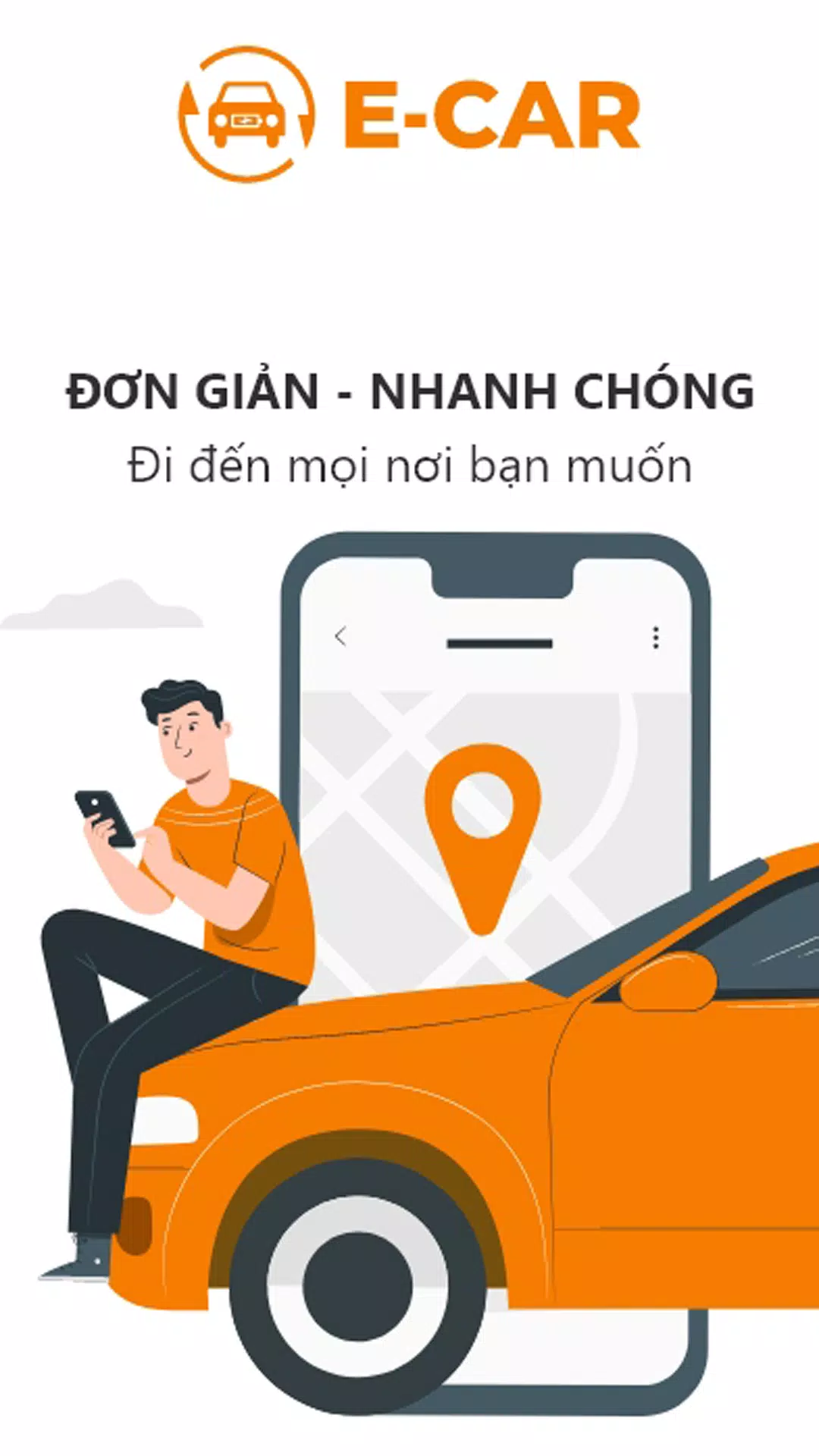 E-CAR Gọi xe ô tô điện 스크린샷 1
