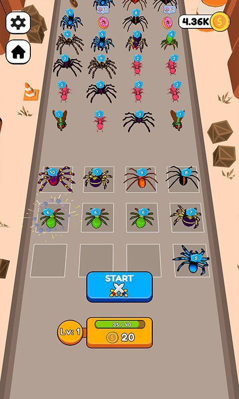 Merge Ants: Underground Battle スクリーンショット 1