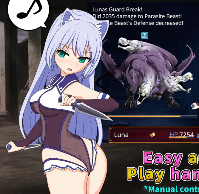 Luna in the Lewd Lost City Captura de pantalla 0