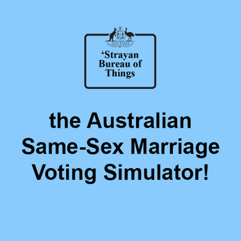 Australian Same Sex Marriage Voting Simulator Скриншот 0