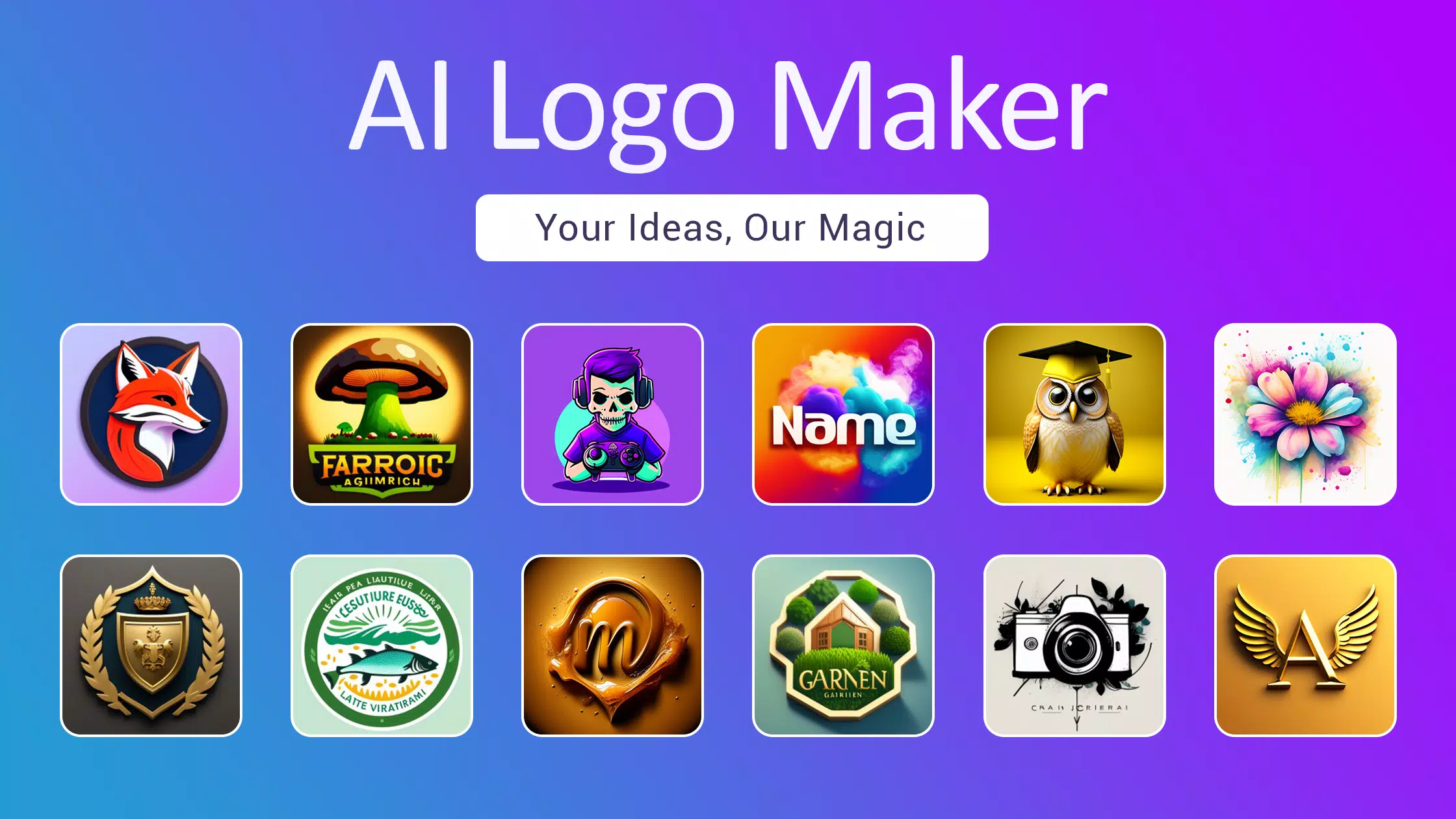 Logo maker AI Logo generator 螢幕截圖 0