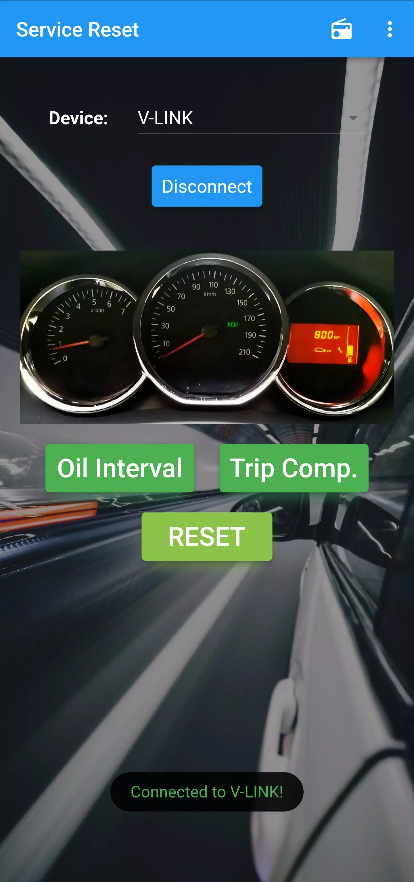 Dacia Service Reset Captura de pantalla 0