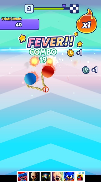 Schermata Clackers Master: Latto-Latto 2