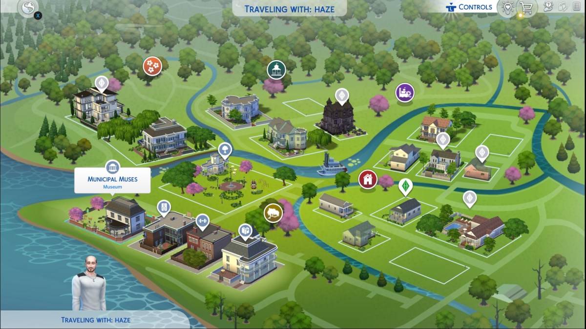 Isang museo sa Sims 4 bilang bahagi ng isang artikulo tungkol sa kung paano pag -aralan ang isang makasaysayang pagpapakita.