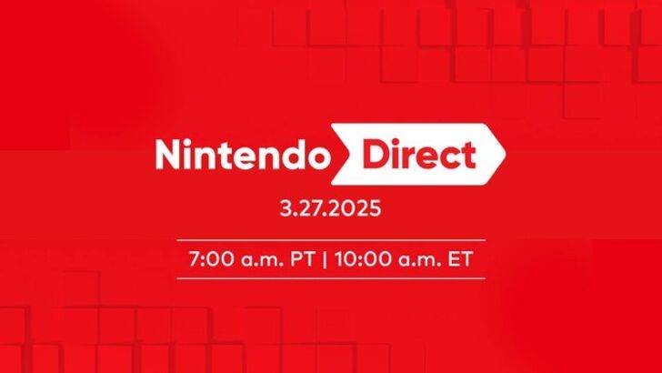Nintendo Direct March 2025 Ogłoszono na jutro, przełącz 2 tydzień po Direct