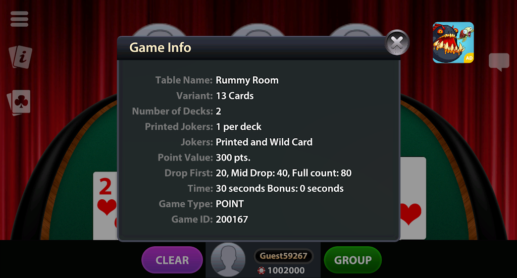Play Indian Rummy: 13 Cards & Pool Rummy Online 螢幕截圖 1