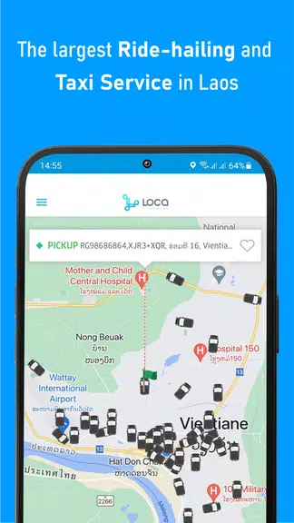 LOCA - Lao Taxi & Super App Скриншот 1