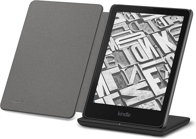Kindle Paperwhite Signature Edition Essentials -bundel inclusief geheel nieuwe Kindle Paperwhite Signature Edition (32 GB) - Zwart, stofomslag - Zwart en draadloos oplaaddok