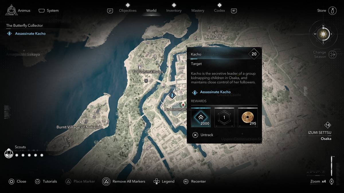 Paano at saan hahanapin ang lahat ng mga miyembro ng kolektor ng butterfly sa Assassin's Creed Shadows Kacho