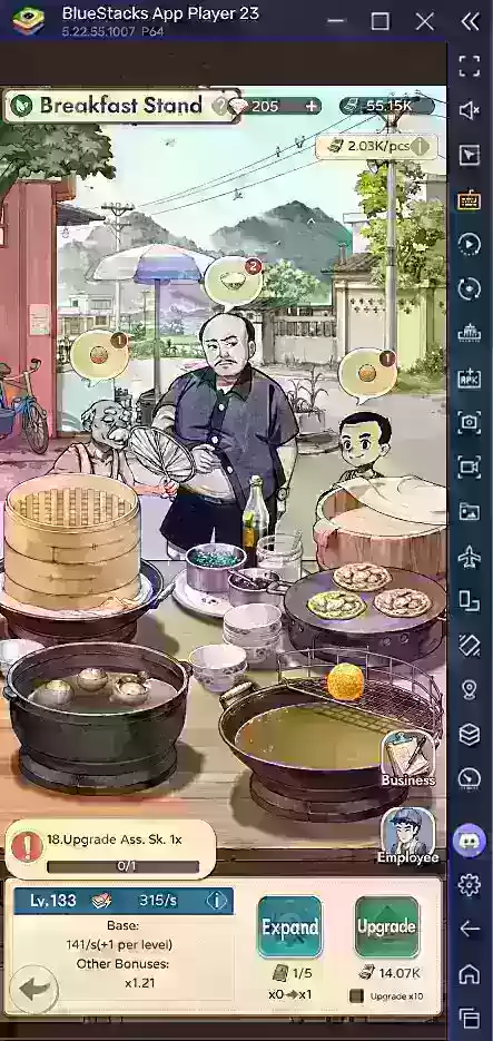 Breakfast Stand Management in My Memory Shop - Global