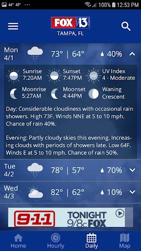 FOX 13 Tampa: SkyTower Weather ภาพหน้าจอ 2