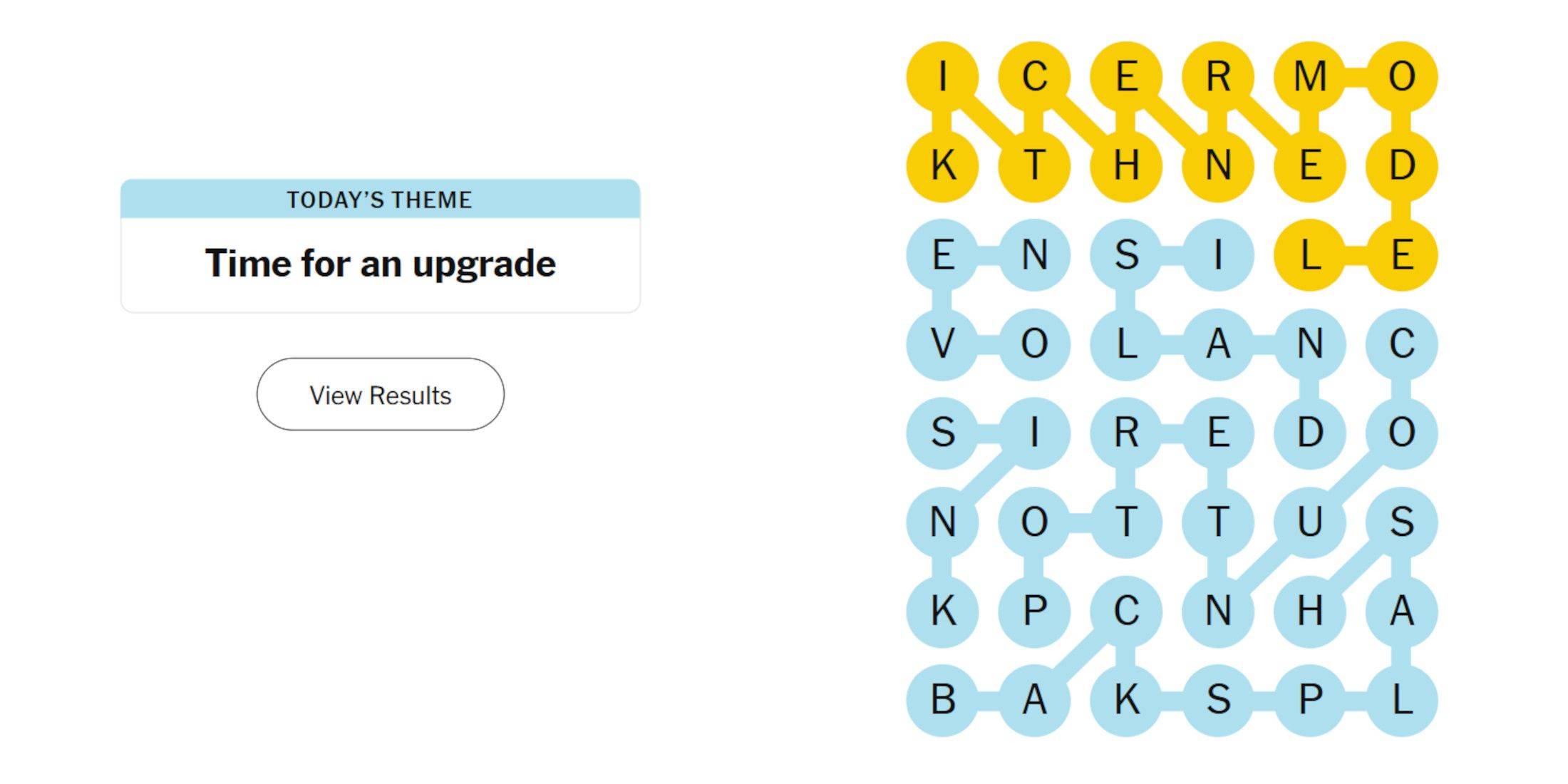 Solution with Word Placement