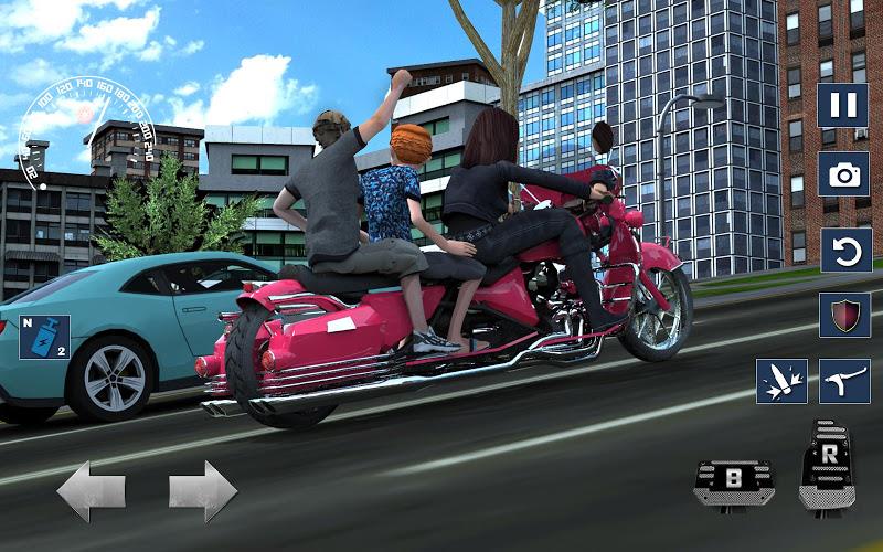 Jogos de condução BikeTaxi Captura de tela 2