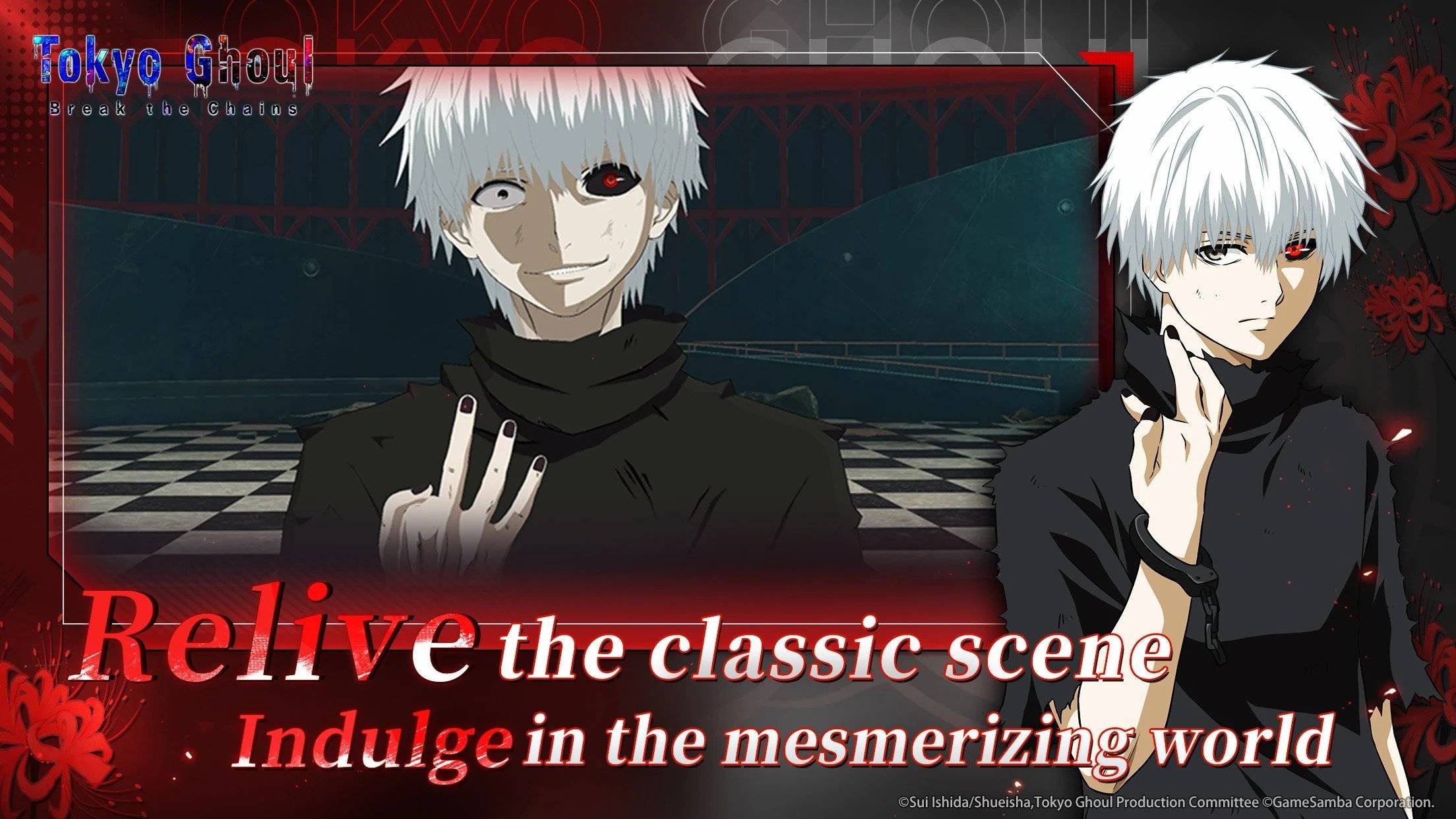 Pre-Registrations ouvertes pour Tokyo Ghoul · Brisez les chaînes dans certaines régions