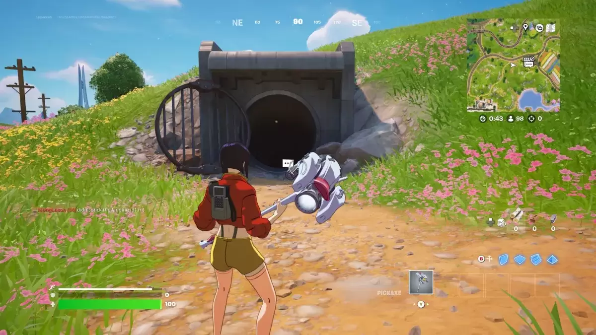 L'ingresso al mercato nero come parte di un articolo su come trovare Midas a Fortnite.
