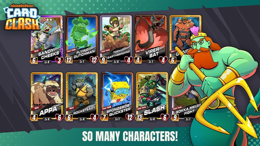 Nickelodeon Card Clash स्क्रीनशॉट 1