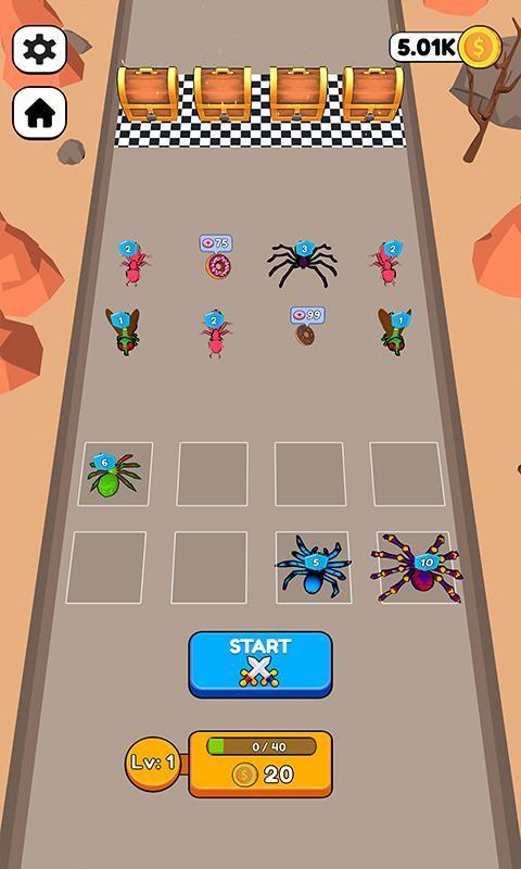 Merge Ants: Underground Battle スクリーンショット 0