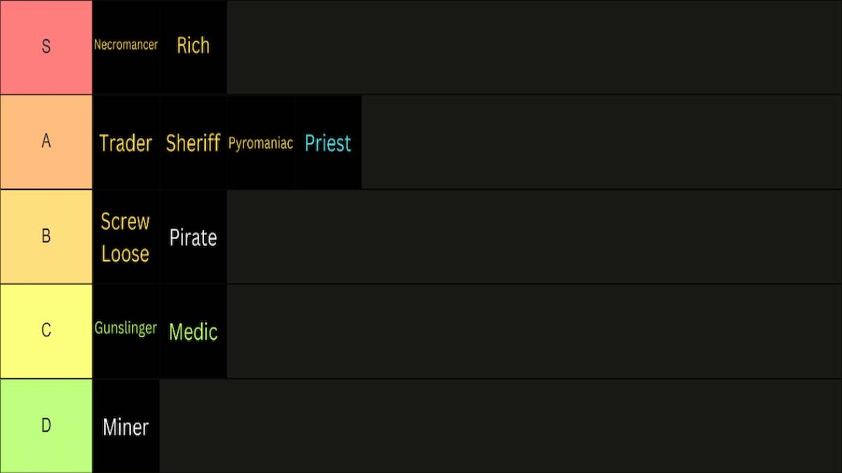 Complete Dead Sails Class List All Classes Guide