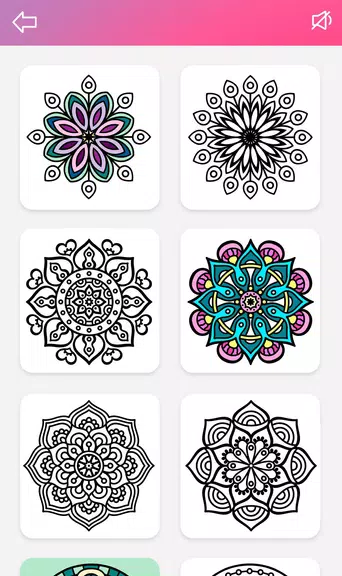 Mandala Color Game Antistress スクリーンショット 1