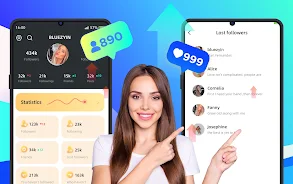 Followers & like -Fans insight Ekran Görüntüsü 0