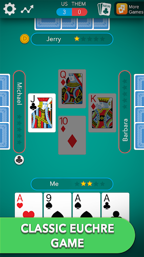 Euchre Classic Card Game 螢幕截圖 0