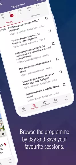 ESMO Events Screenshot 2