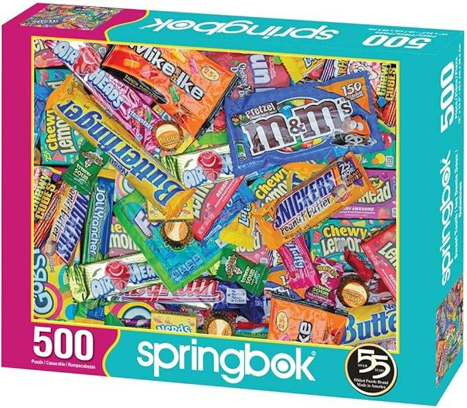 Teka -teki jigsaw gigi springbok manis