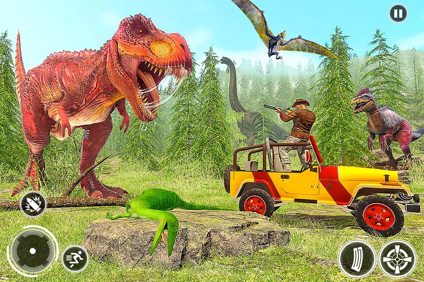 Super Dino Hunting Zoo Games ภาพหน้าจอ 3