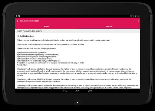 Constitution of Nepal Captura de tela 3