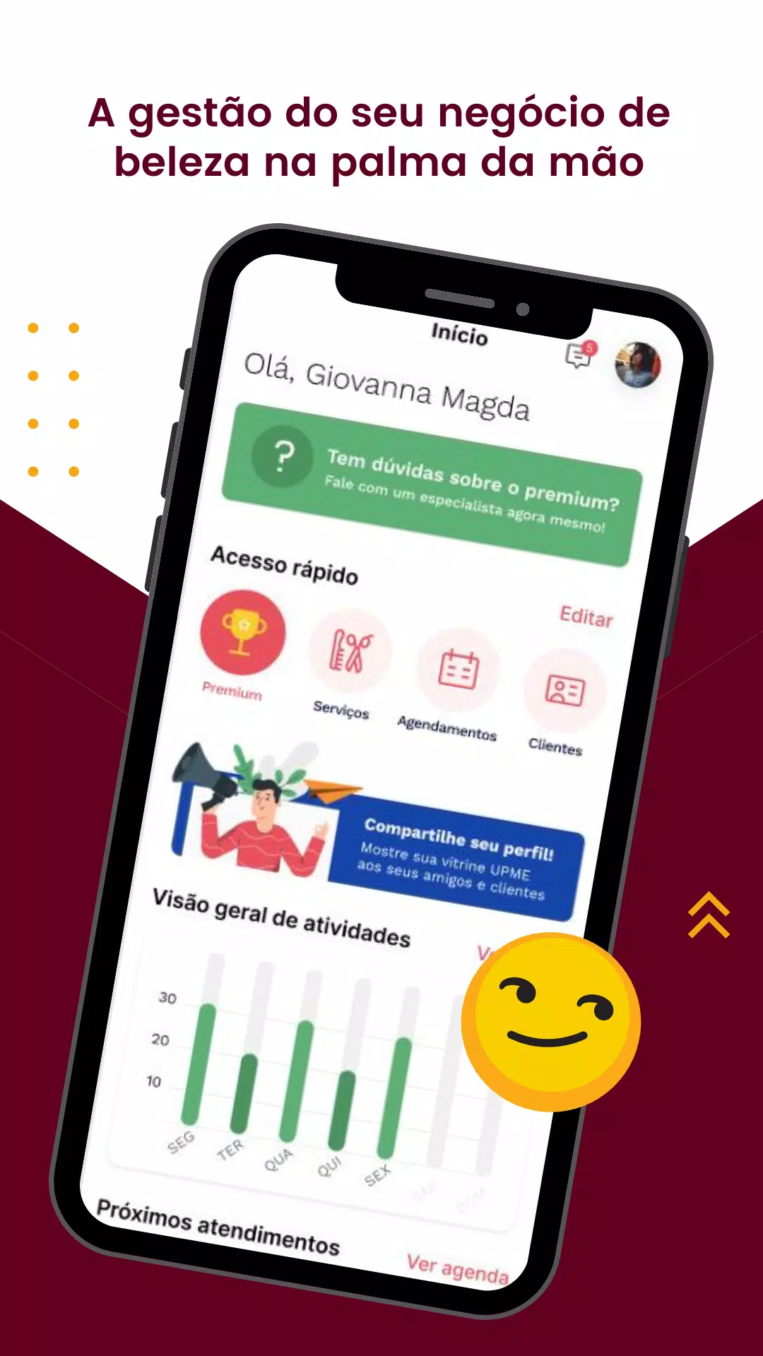 UPME: Agenda Online da Beleza Скриншот 2