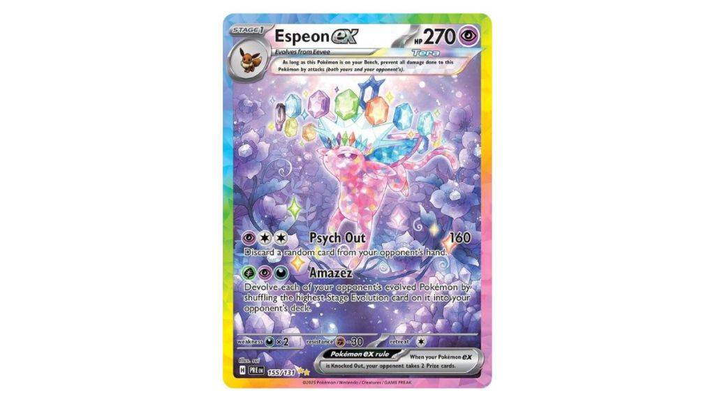 Espeon ex prismatic進化