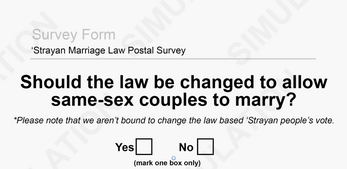 Australian Same Sex Marriage Voting Simulator Скриншот 2