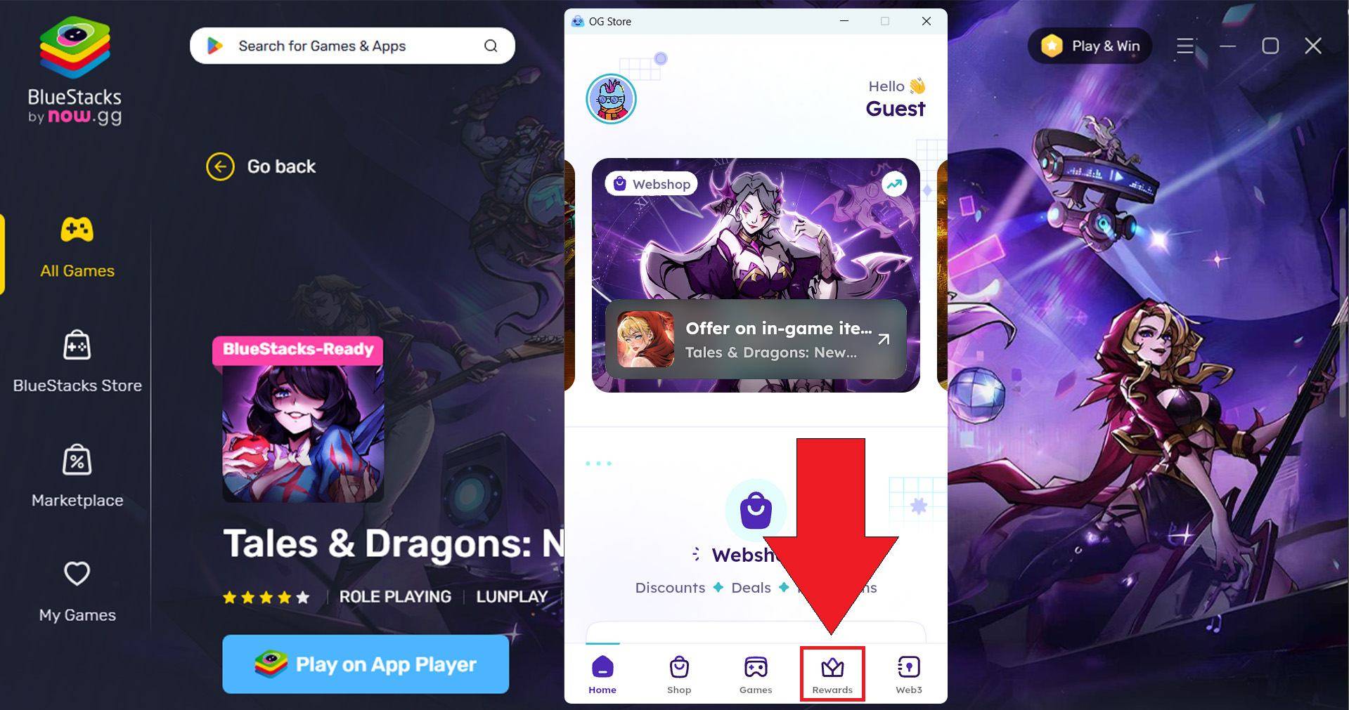 Tales & Dragons Eksklusif: Kod Penebusan Newjourney