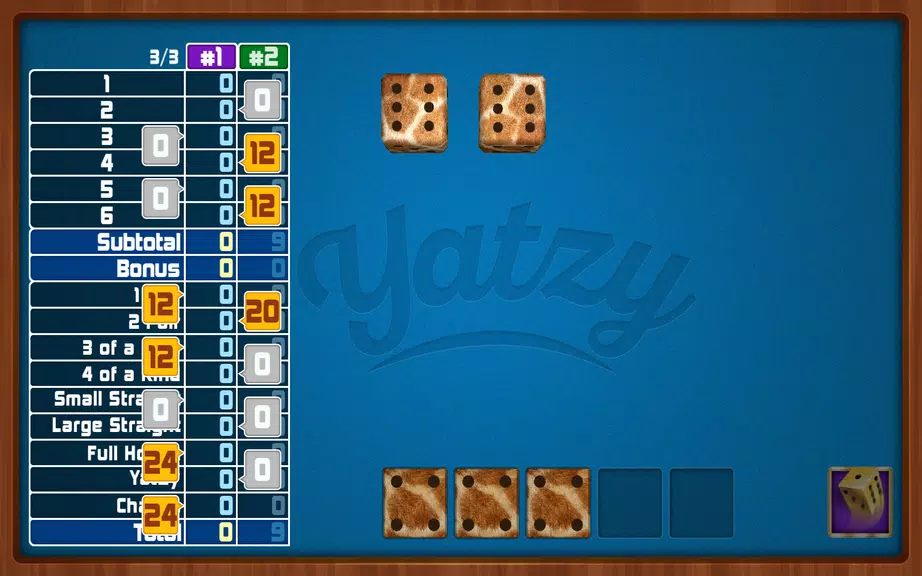 Yatzy Dice Game 螢幕截圖 1