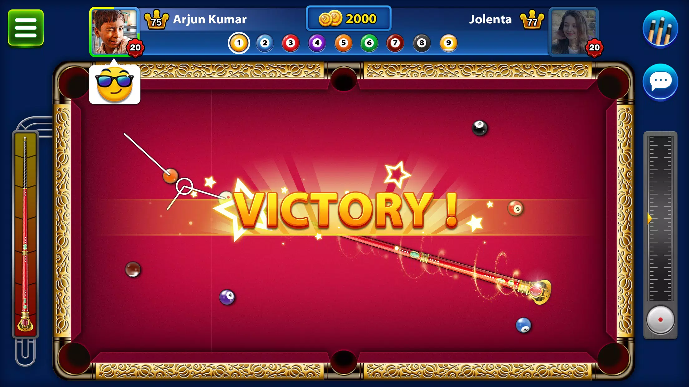 8 Ball & 9 Ball Pool Captura de pantalla 1