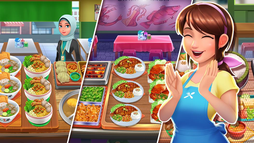 Selera Nusantara: Chef Story Mod Schermafbeelding 2