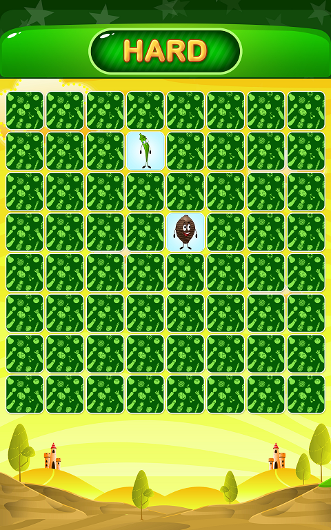 Vegetable Memory Match Game 螢幕截圖 1