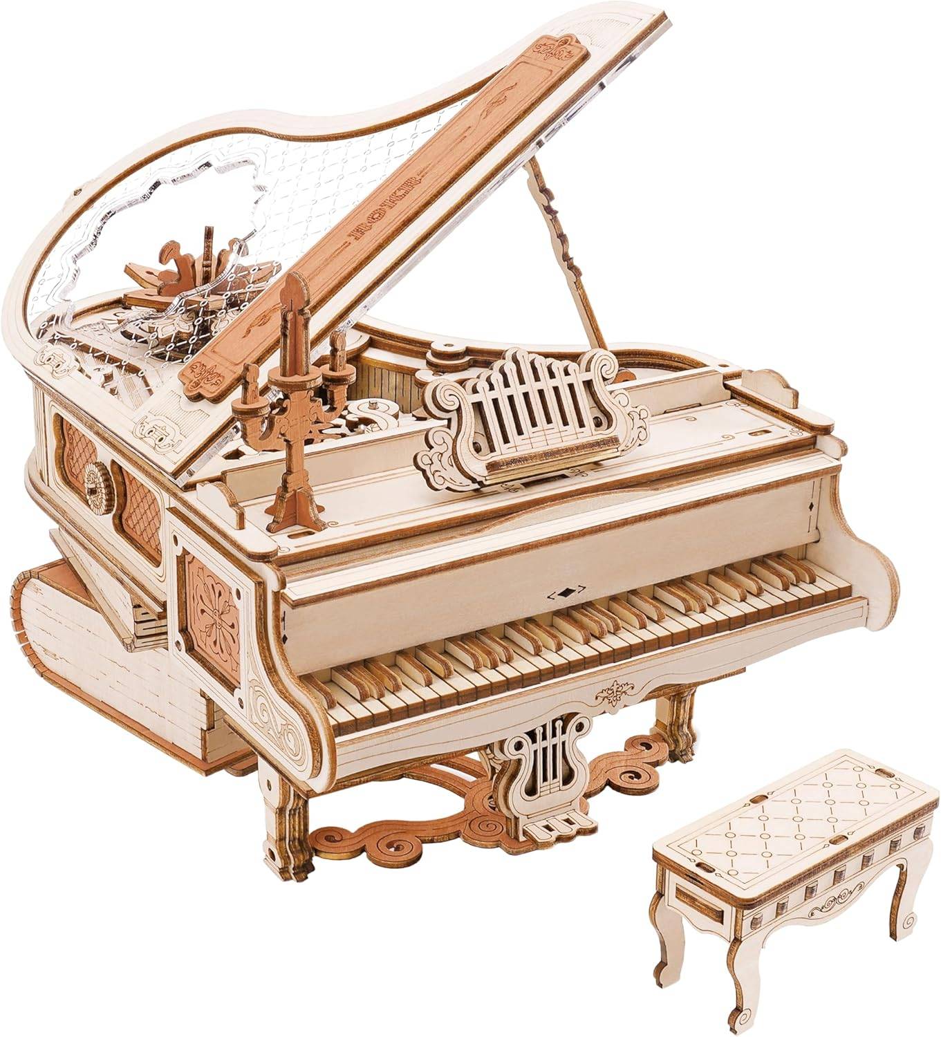 Teka -teki 3D piano rokr