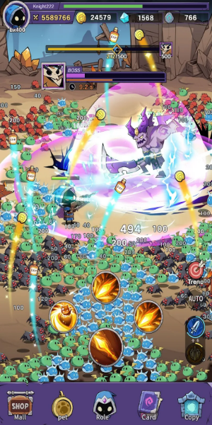 Hero Rush - Idle RPG Schermafbeelding 0