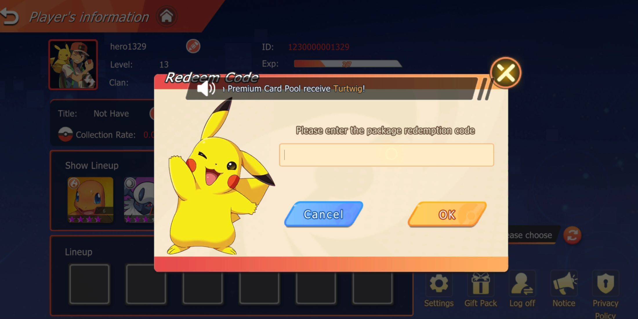 Code redemption tutorial